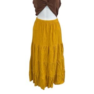 Yellow Flowey Skirt 💛